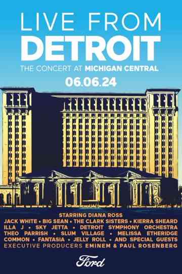Live from Detroit: The Concert at Michigan Central Poster