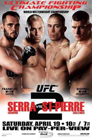 UFC 83 Serra vs StPierre 2 Poster