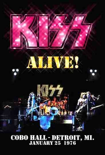 Kiss - (Alive Tour) Cobo Hall Detroit, MI January 25, Poster