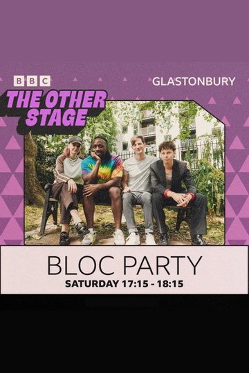 Bloc Party: Glastonbury 2024 Poster