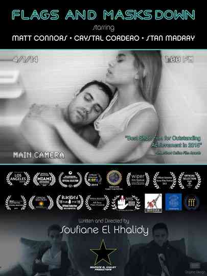 Flags and Masks Down Poster