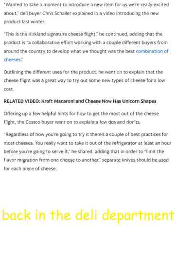 Back in the Deli Department Poster