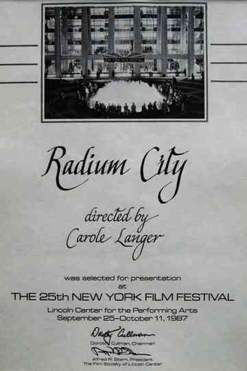 Radium City Poster
