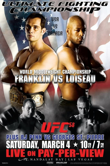 UFC 58 USA vs Canada Poster