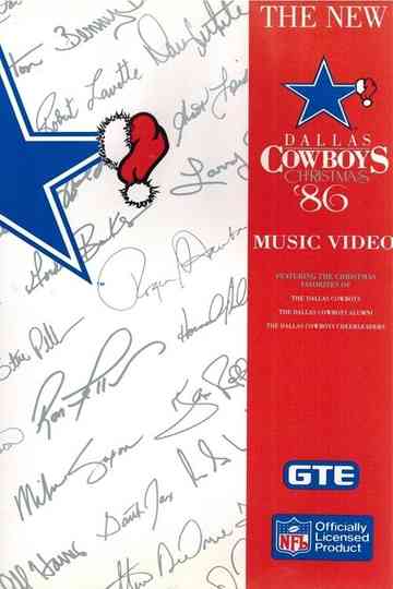 The New Dallas Cowboys Christmas '86 Music Video Poster