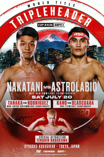 Junto Nakatani vs. Vincent Astrolabio Poster