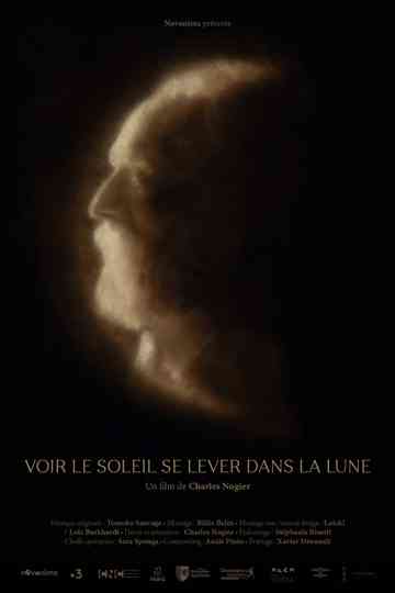 Voir le soleil se lever dans la lune Poster