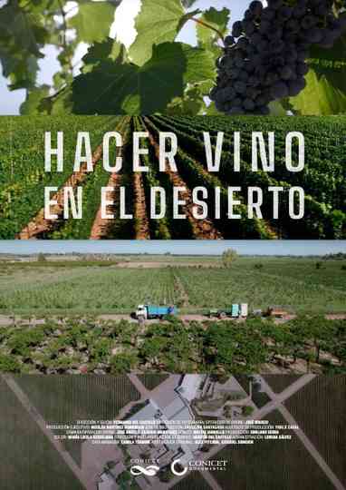 Hacer vino en el desierto Poster