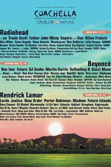 Justice: Live at Coachella Festival 2017 Poster