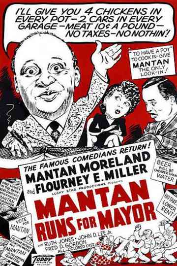 Mantan Runs for Mayor Poster