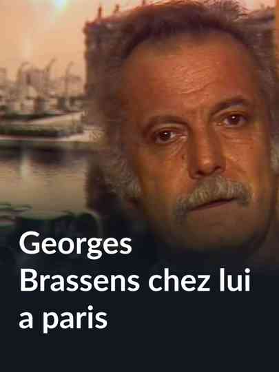 Georges Brassens chez lui à Paris Poster