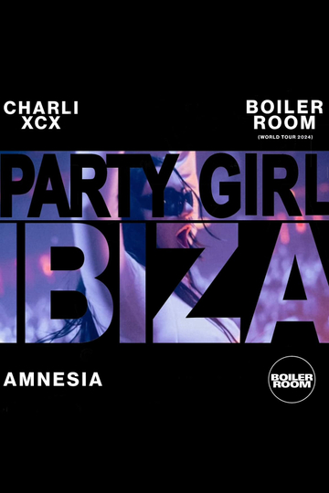 Charli xcx presents: PARTYGIRL Ibiza Poster