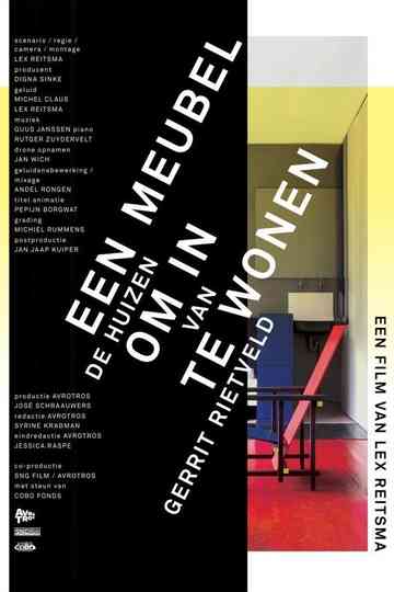 Rietveld Houses: A piece of furniture to live in Poster