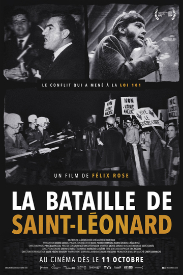 La bataille de Saint-Léonard Poster