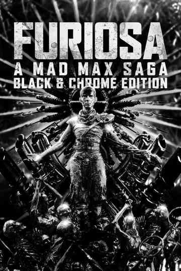 Furiosa: A Mad Max Saga - Black & Chrome Poster