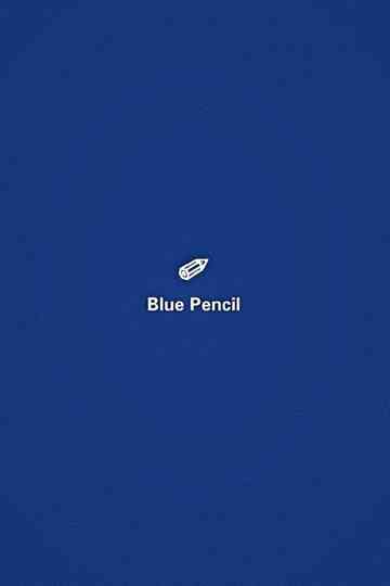 blue pencil Poster