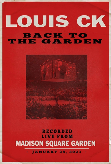 Louis C.K. Back to the Garden Poster