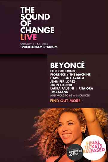 The Sound of Change Live Poster