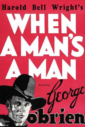 When a Mans a Man Poster