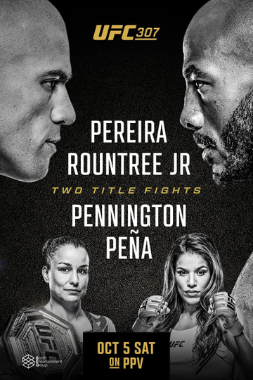 UFC 307: Pereira vs. Rountree Jr. Poster