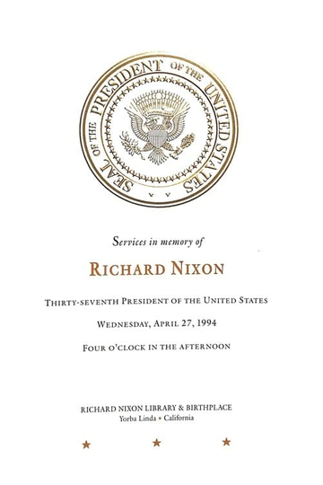 The State Funeral of Richard Nixon