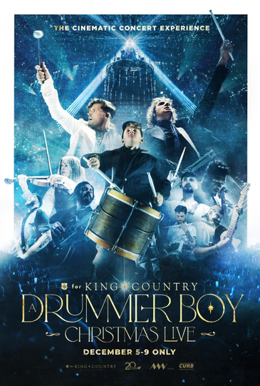 for KING and COUNTRY's A Drummer Boy Christmas LIVE Poster