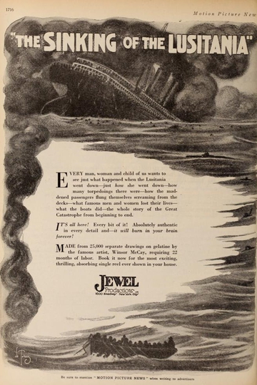 The Sinking of the Lusitania Poster