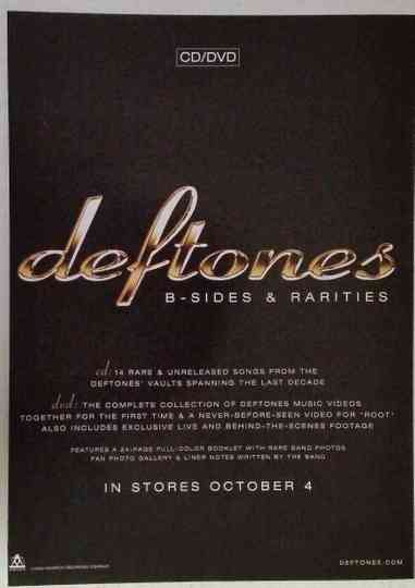 Deftones  BSides  Rarities DVD Poster