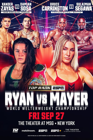 Sandy Ryan vs. Mikaela Mayer Poster