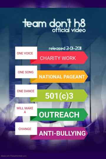 Team Don't H8: The Official Video Poster