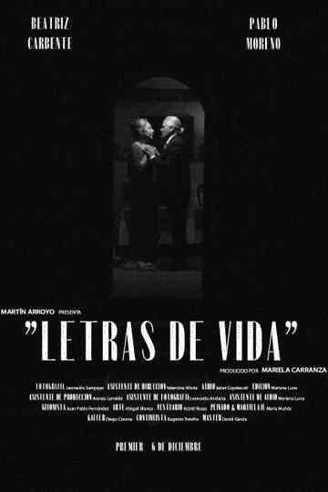 Letras de vida poster