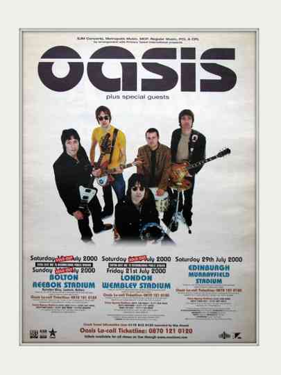 Oasis: Live at Wembley Stadium Poster