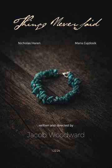 Things Never Said Poster