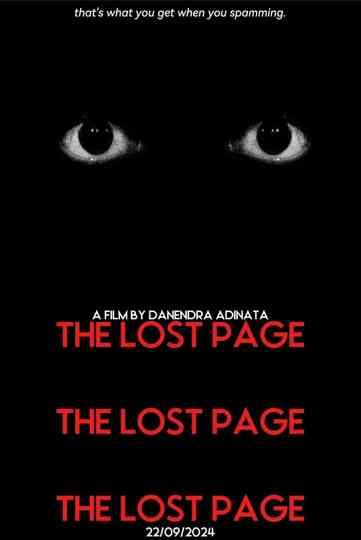 The Lost Page Poster