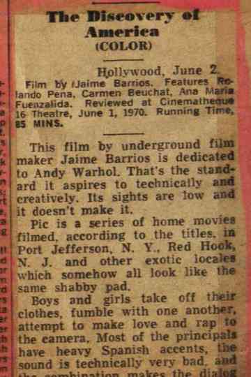 The Discovery of America Poster