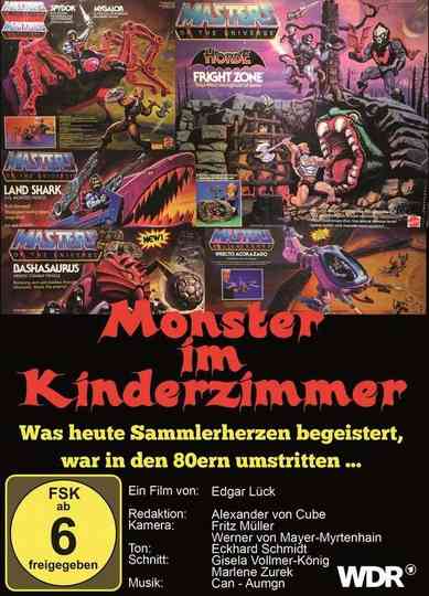 Monster im Kinderzimmer Poster