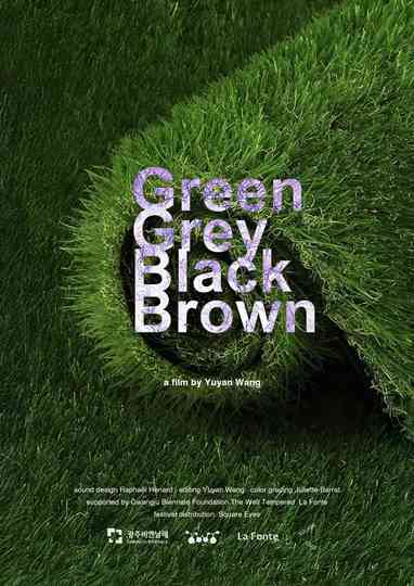 Green Grey Black Brown Poster