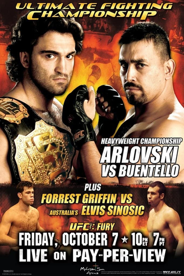 UFC 55 Fury Poster