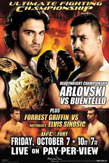 UFC 55 Fury Poster