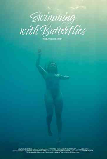 Swimming with Butterflies Poster