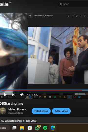 OBStarting line Poster