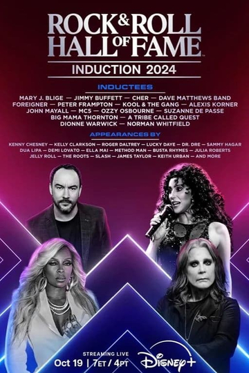 2024 Rock & Roll Hall of Fame Induction Ceremony Poster