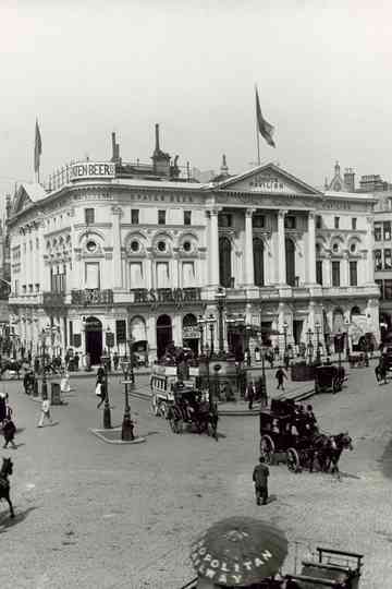 On a Runaway Motor-Car Through Piccadilly Circus Poster