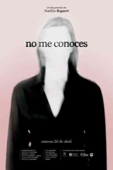 No me conoces Poster