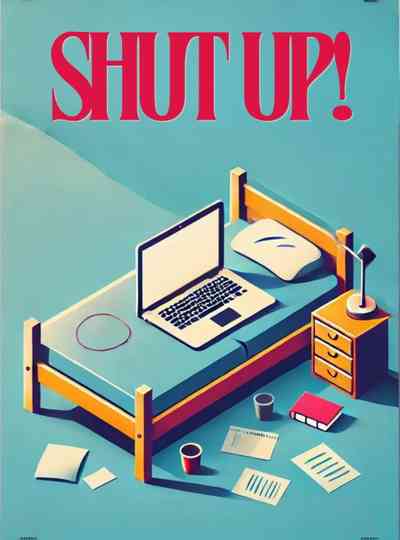 SHUT UP! Poster