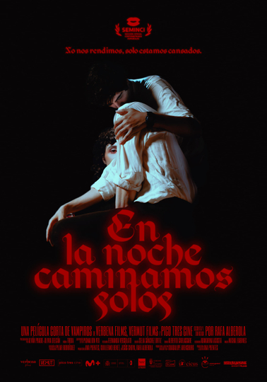 En la noche caminamos solos Poster