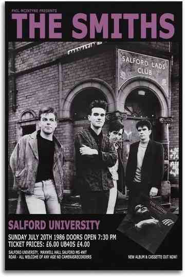 The Smiths: Salford University Poster