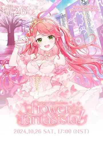 Sakura Miko 1st Live "flower fantasista!" Poster