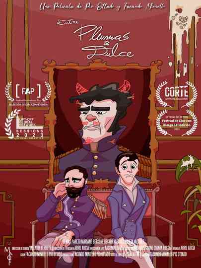 Entre plumas y dulce poster