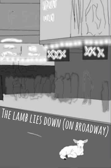 The Lamb Lies Down on Broadway: Illustrated Poster